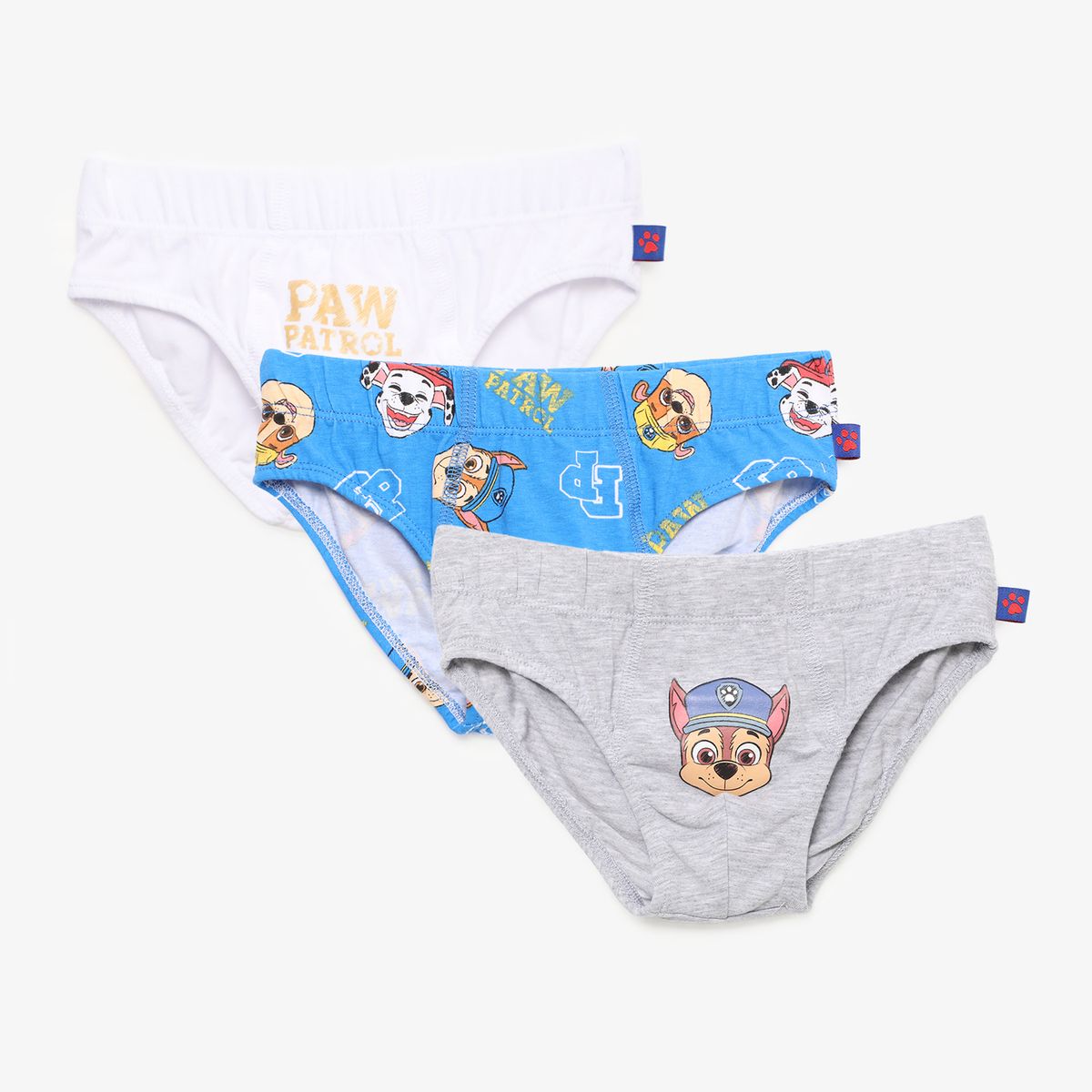 PAW PATROL - Calzoncillo Niño Pack X3 Algodón Paw Patrol