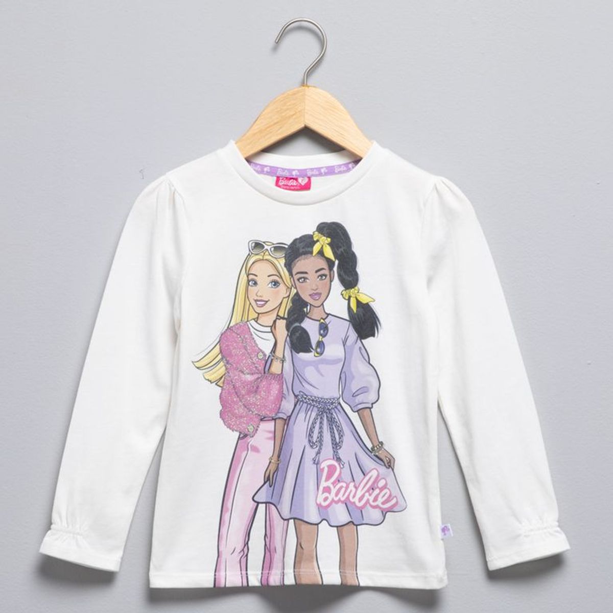 BARBIE - Polo Niña Manga Larga Algodón Barbie