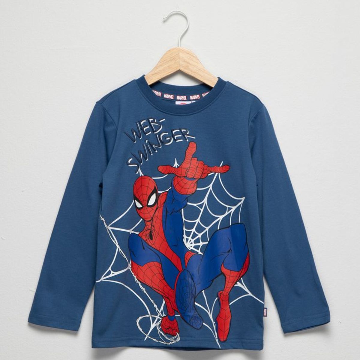 SPIDERMAN - Polo Niño Manga Larga Algodón Spider-Man