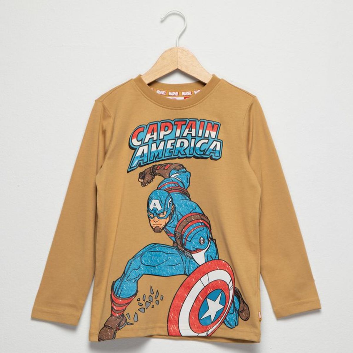 MARVEL - Polo Niño Manga Larga Algodón Avengers