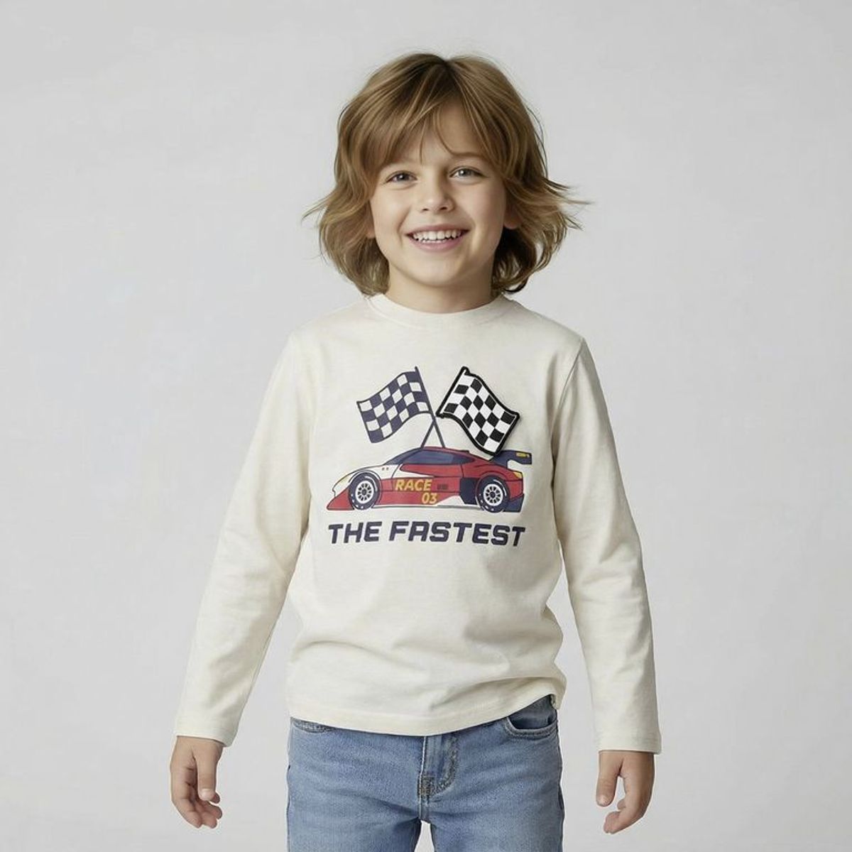 YAMP - Polo Niño Manga Larga Algodón Yamp