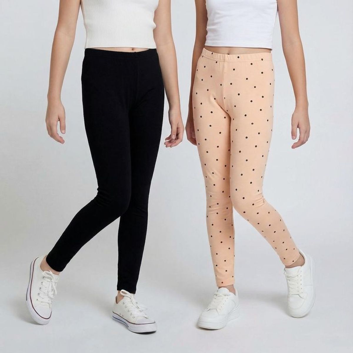 ELEVEN - Legging Niña Pack X2 Algodón Eleven