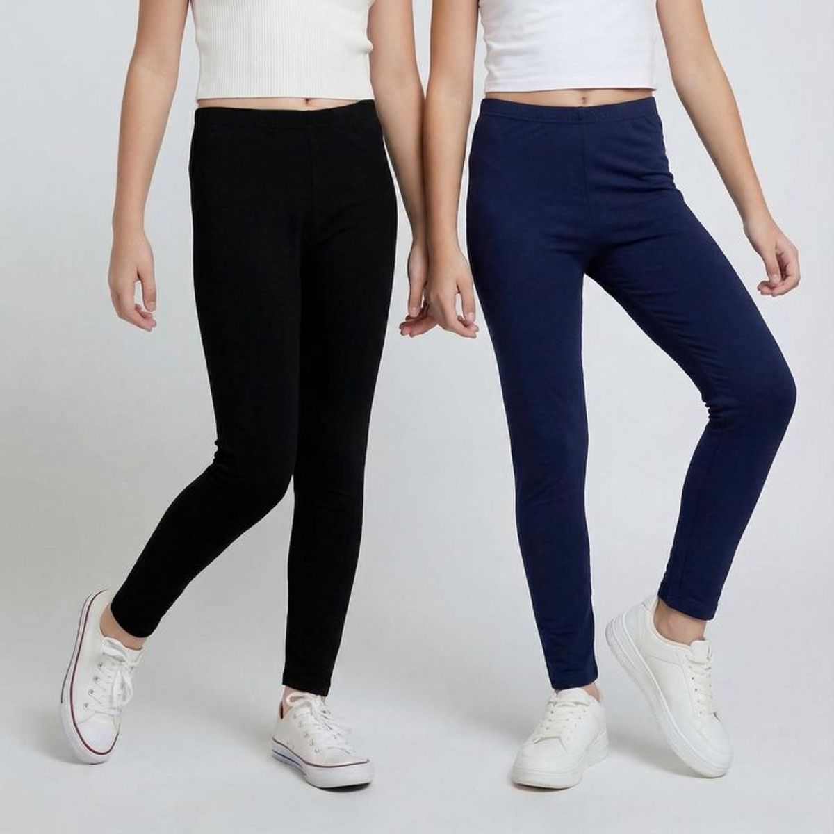 ELEVEN - Legging Niña Pack X2 Algodón Eleven