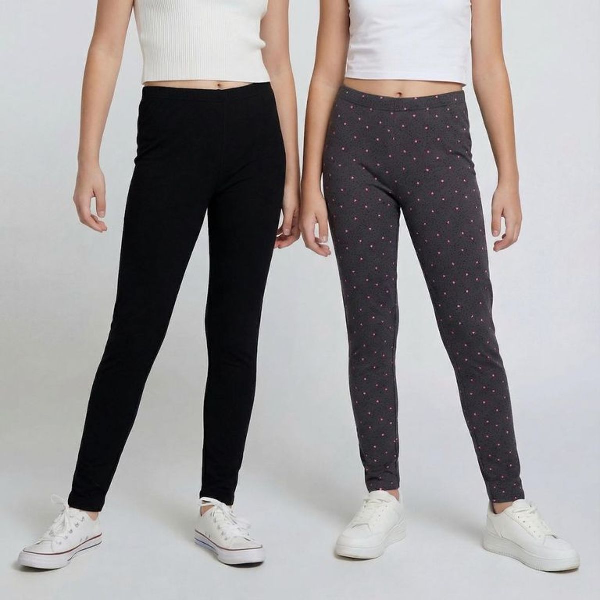 ELEVEN - Legging Niña Pack X2 Algodón Eleven