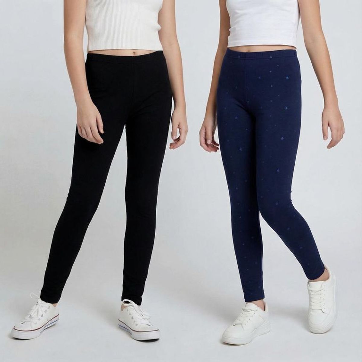 ELEVEN - Legging Niña Pack X2 Algodón Eleven