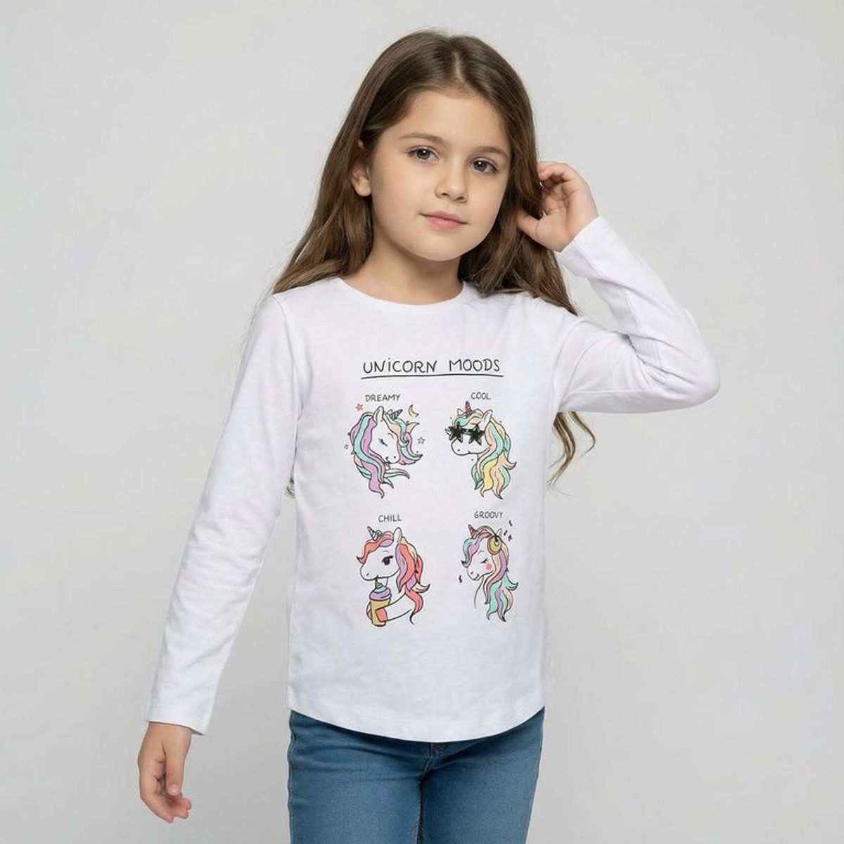 YAMP - Polo Niña Manga Larga Algodón Yamp