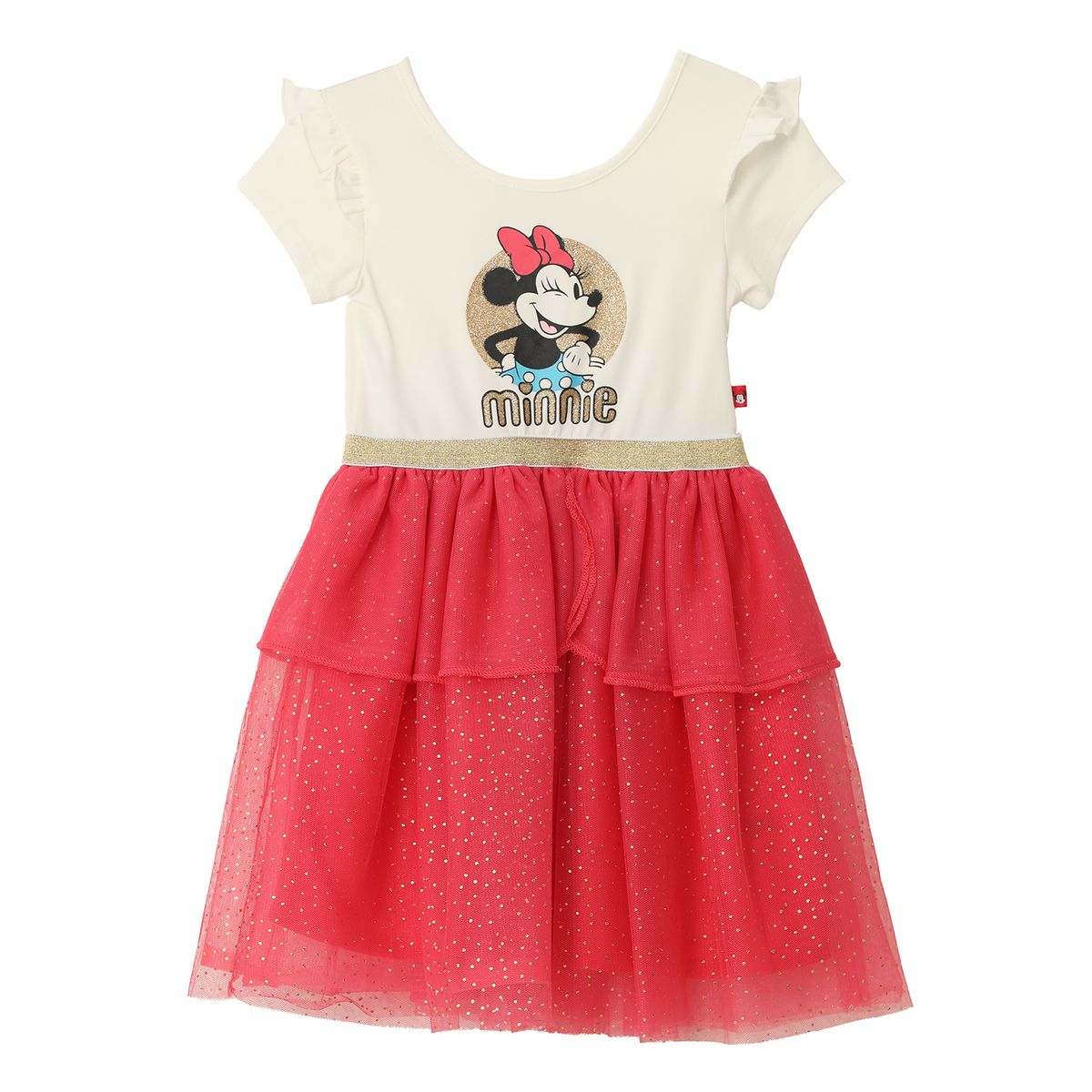 MINNIE - Vestido Niña Manga Corta Algodón Minnie
