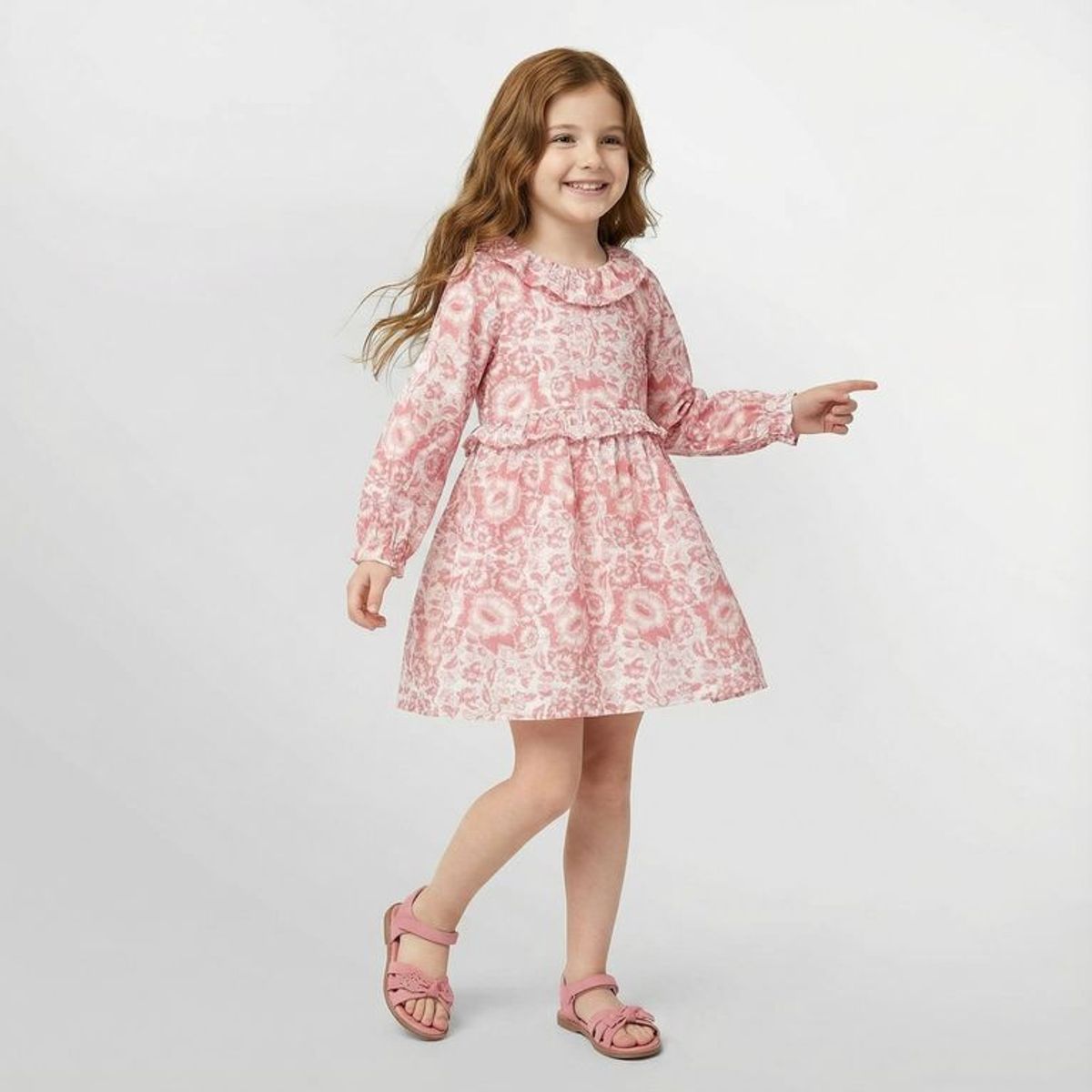 CONIGLIO - Vestido Niña Manga Larga Coniglio
