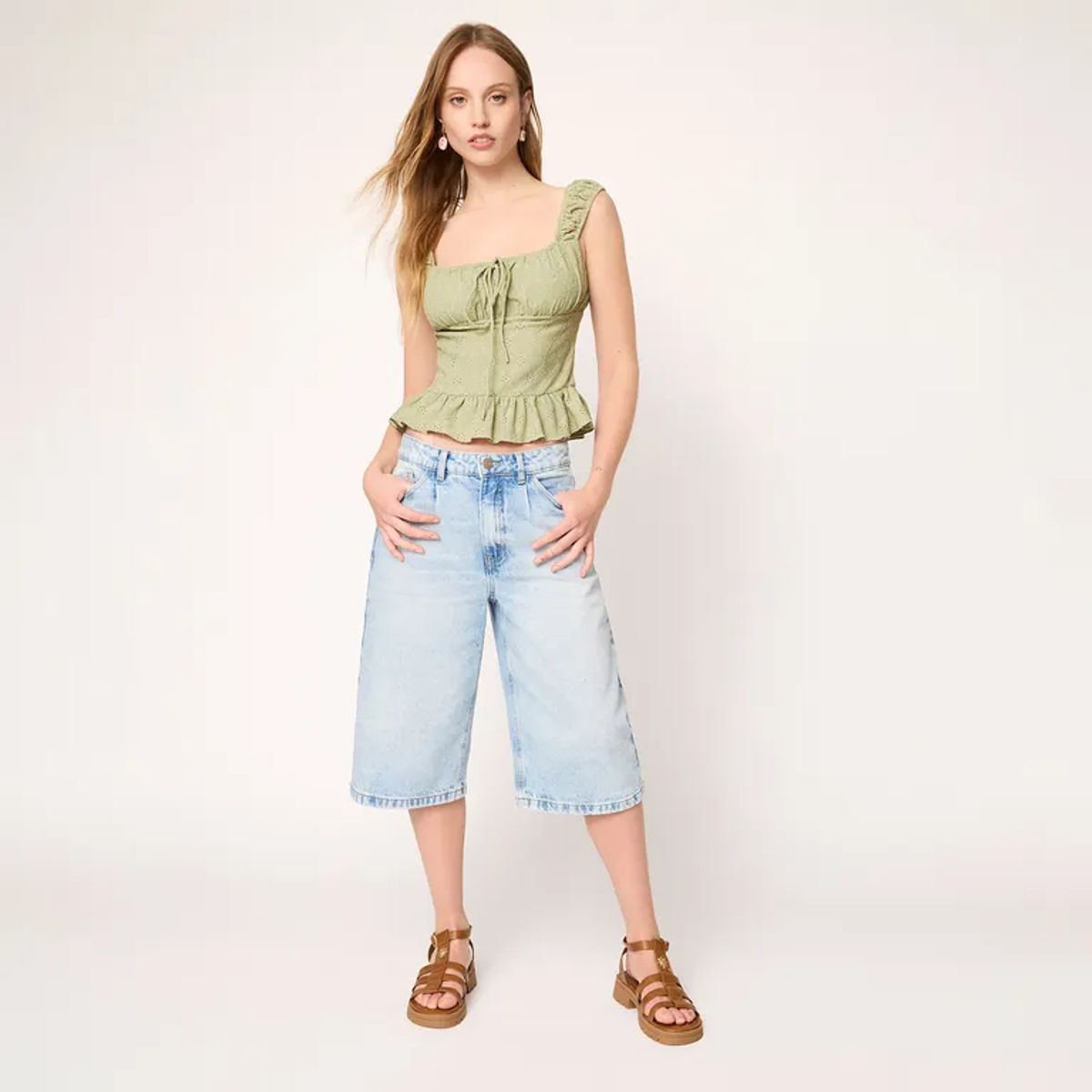 SYBILLA - Blusa Sin Mangas Mujer Sybilla