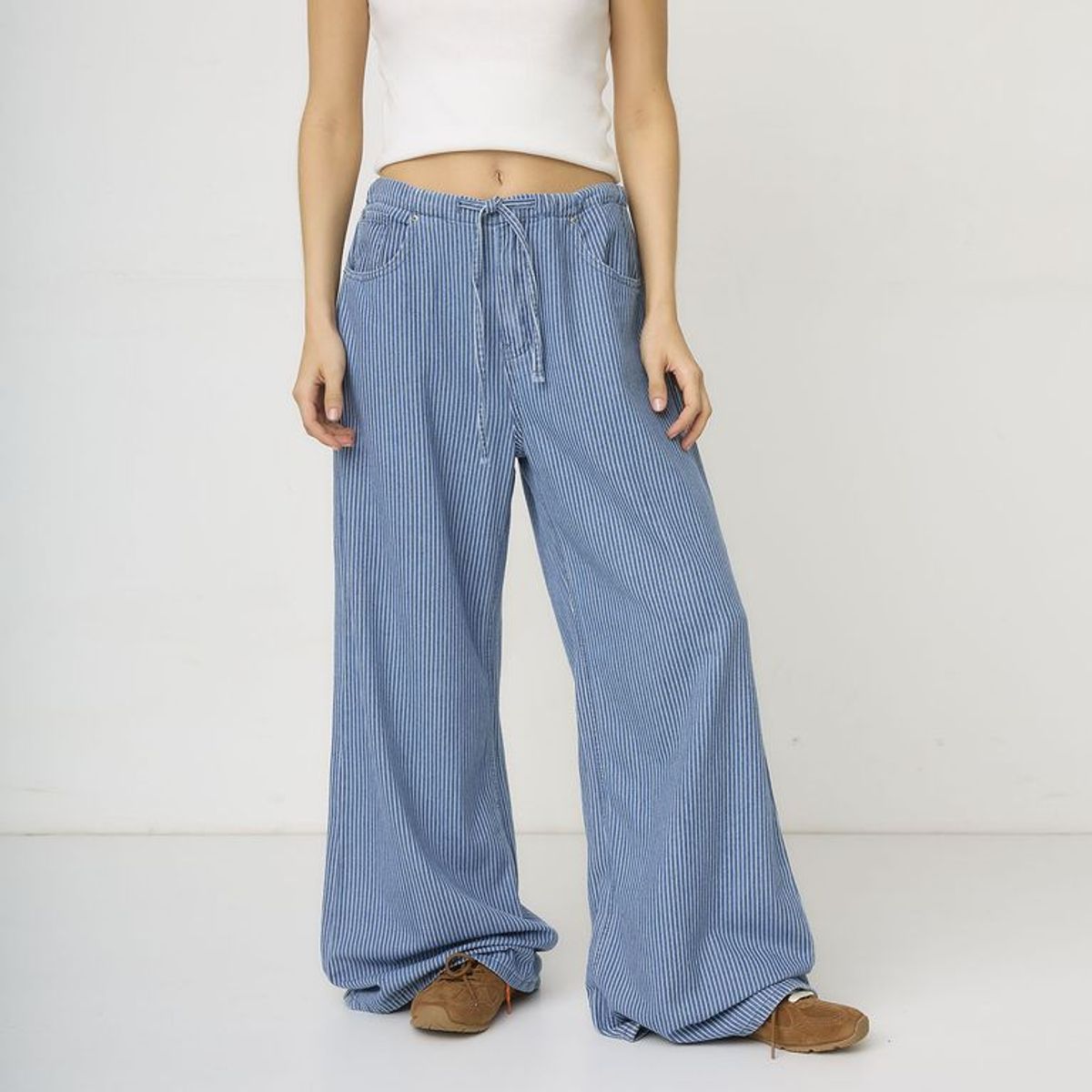 SYBILLA - Jean Wide Leg Tiro Alto Mujer Sybilla