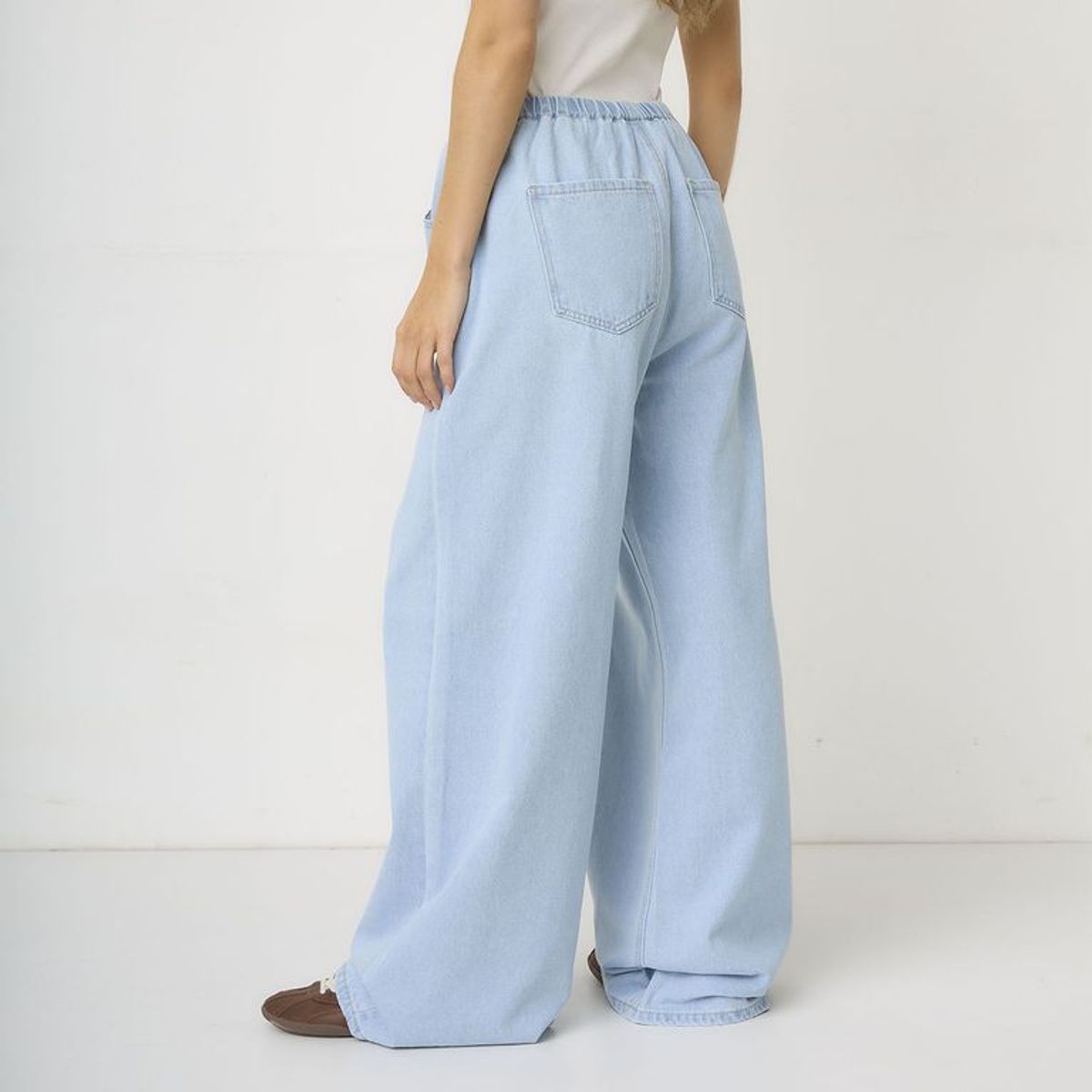 SYBILLA - Jean Wide Leg Tiro Alto Mujer Sybilla