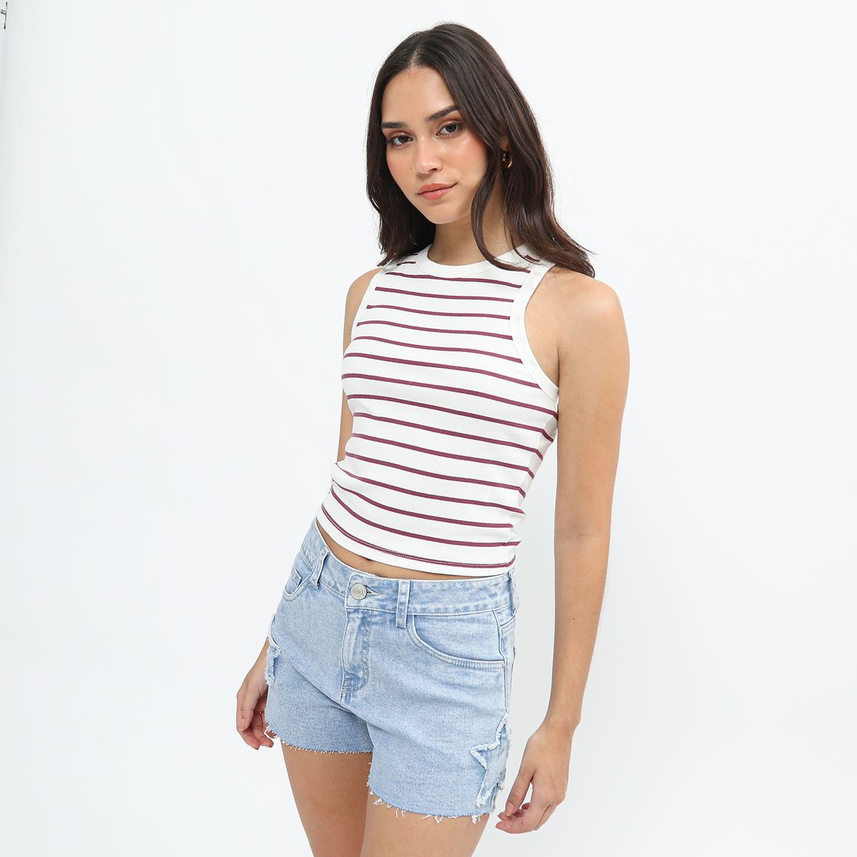 SYBILLA - Polo Sin Mangas Mujer Sybilla