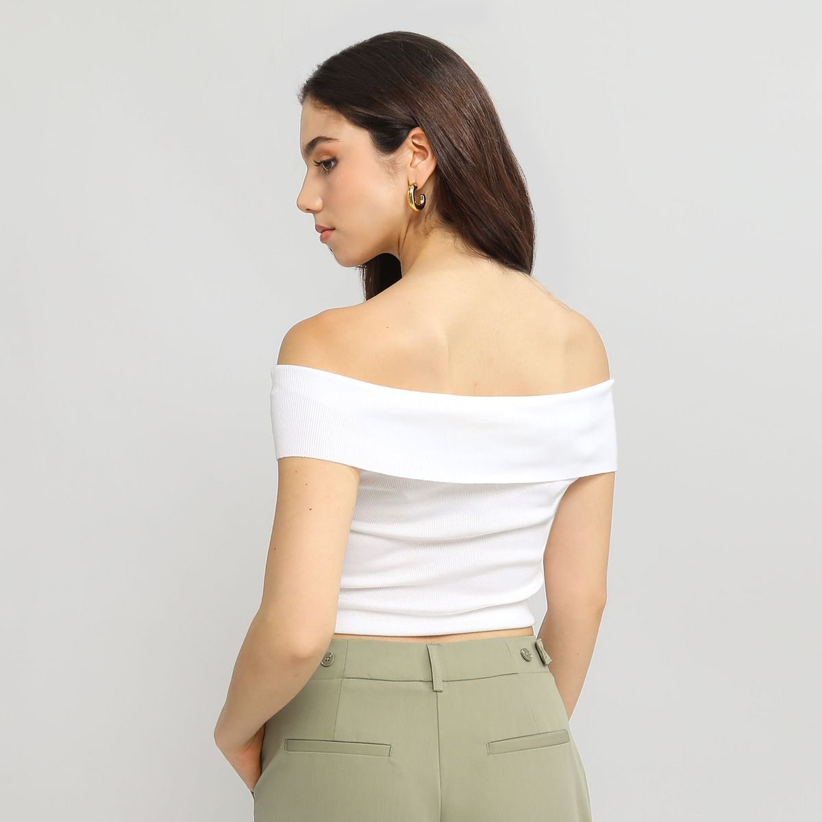 SYBILLA - Top Off Shoulder Mujer Sybilla