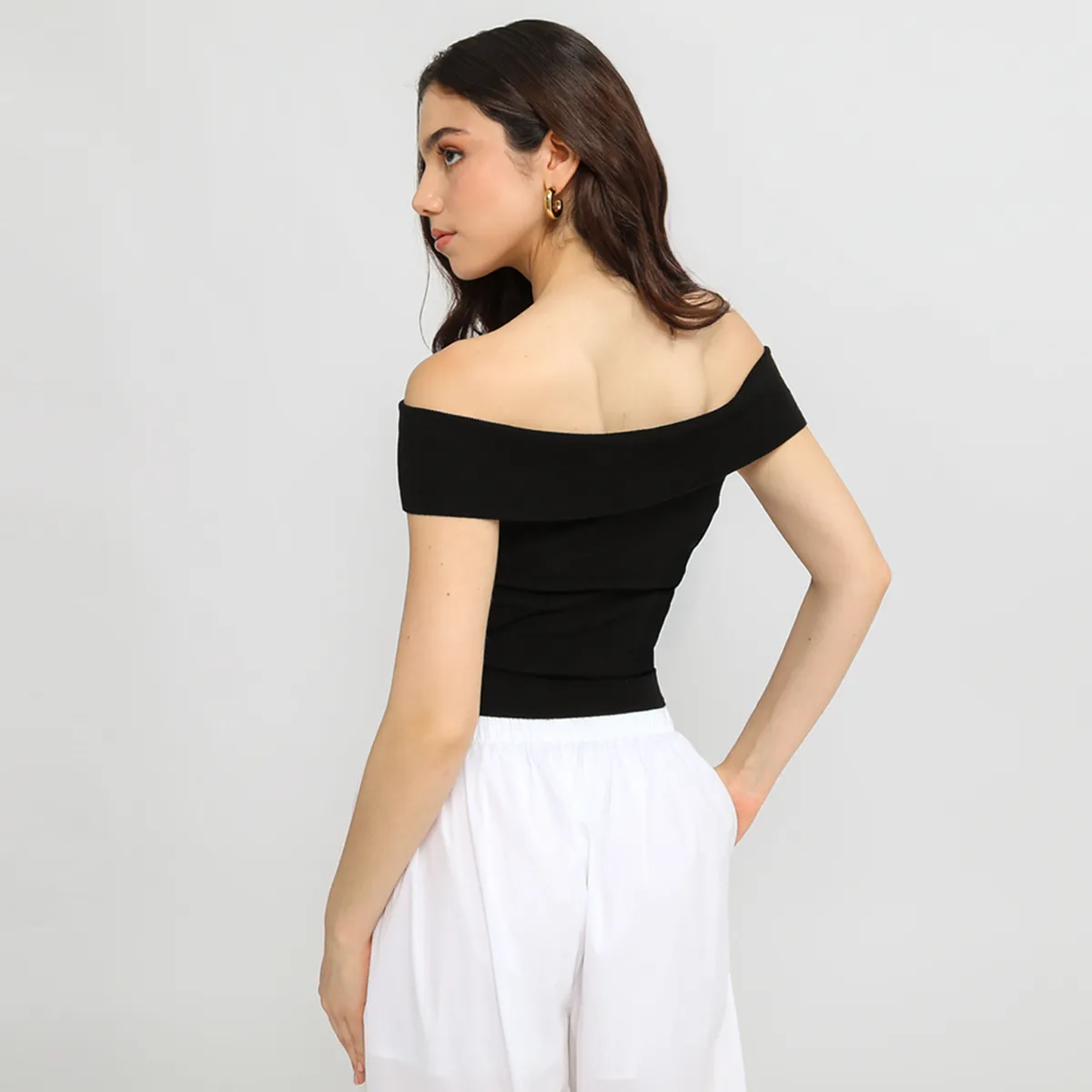 SYBILLA - Top Off Shoulder Mujer Sybilla