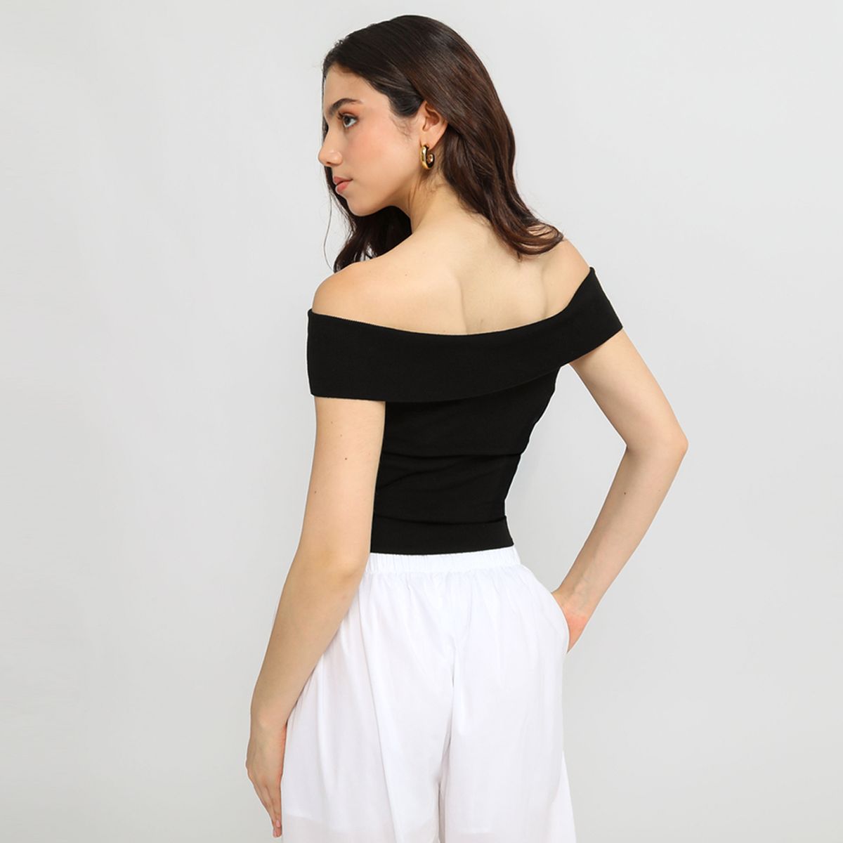 SYBILLA - Top Off Shoulder Mujer Sybilla