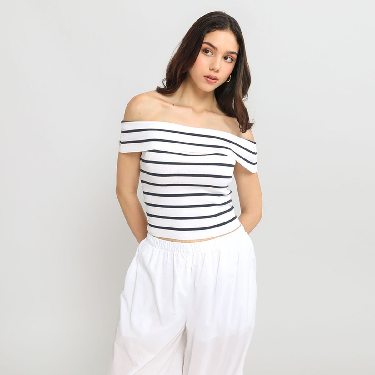 SYBILLA - Top Off Shoulder Mujer Sybilla