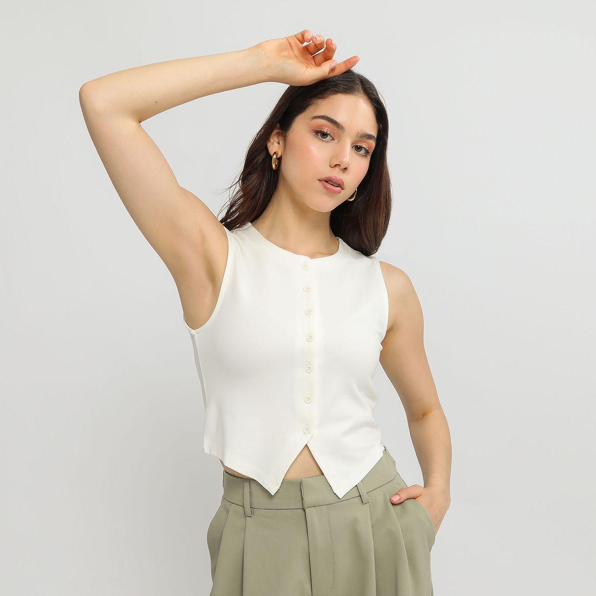 SYBILLA - Top Sin Mangas Mujer Sybilla