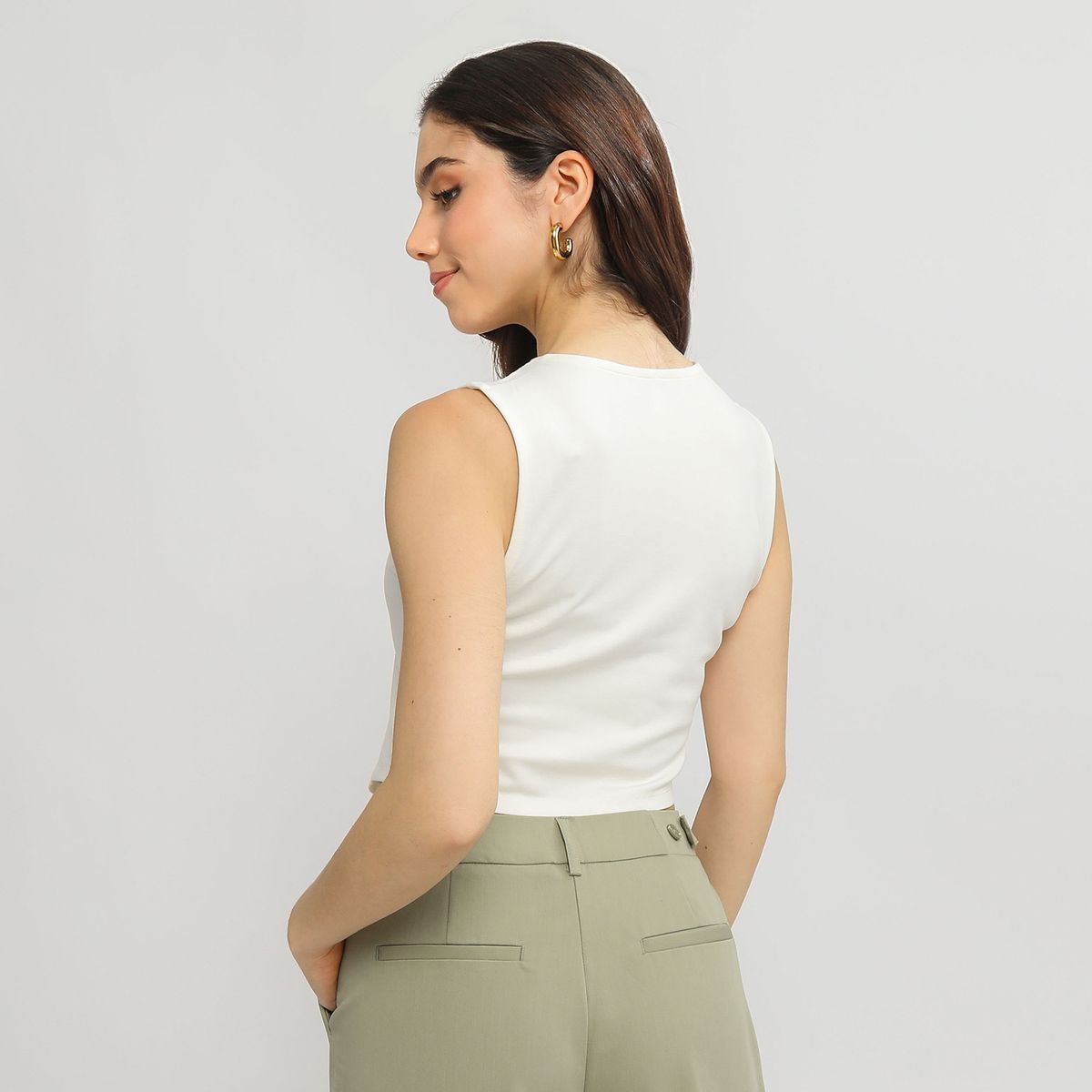 SYBILLA - Top Sin Mangas Mujer Sybilla