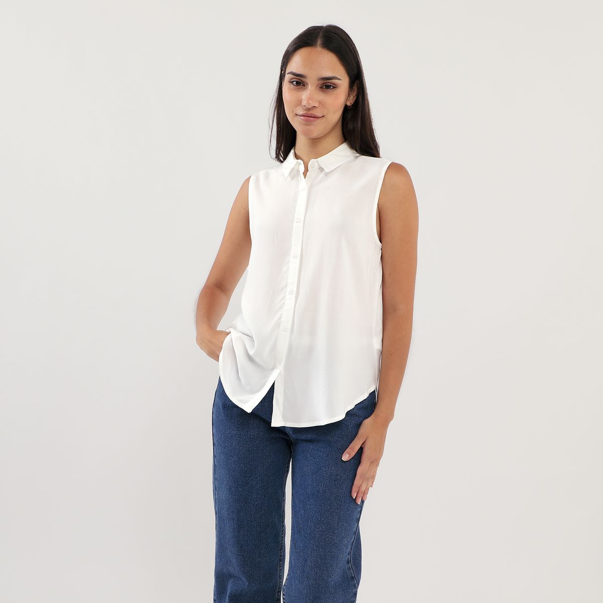 SYBILLA - Blusa Sin Mangas Mujer Sybilla