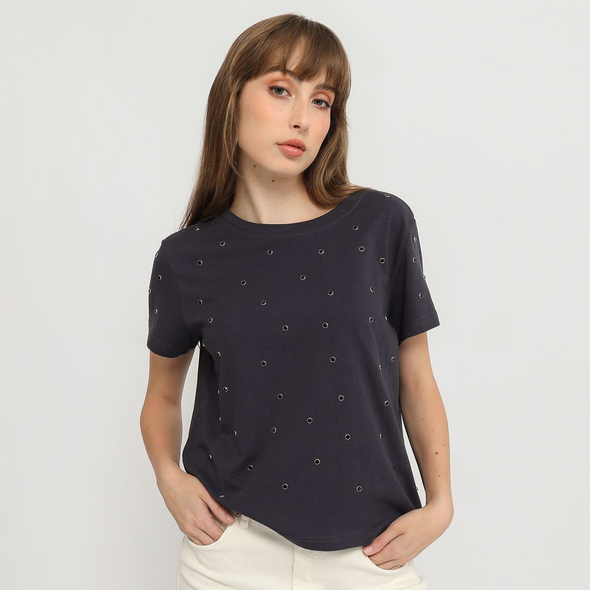 DENIMLAB - Polo Manga Corta Mujer Denimlab