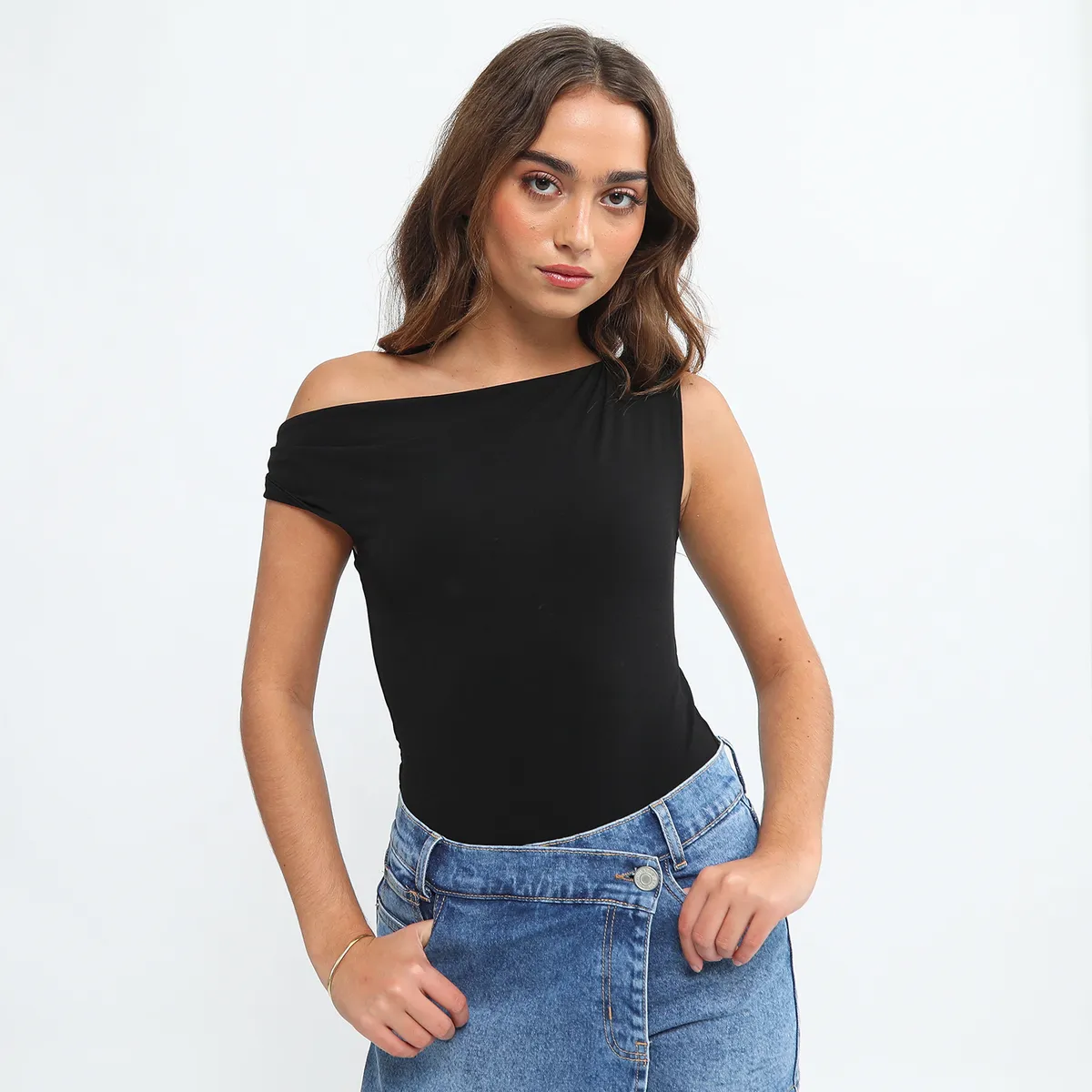 DENIMLAB - Body Asimétrico Mujer Denimlab