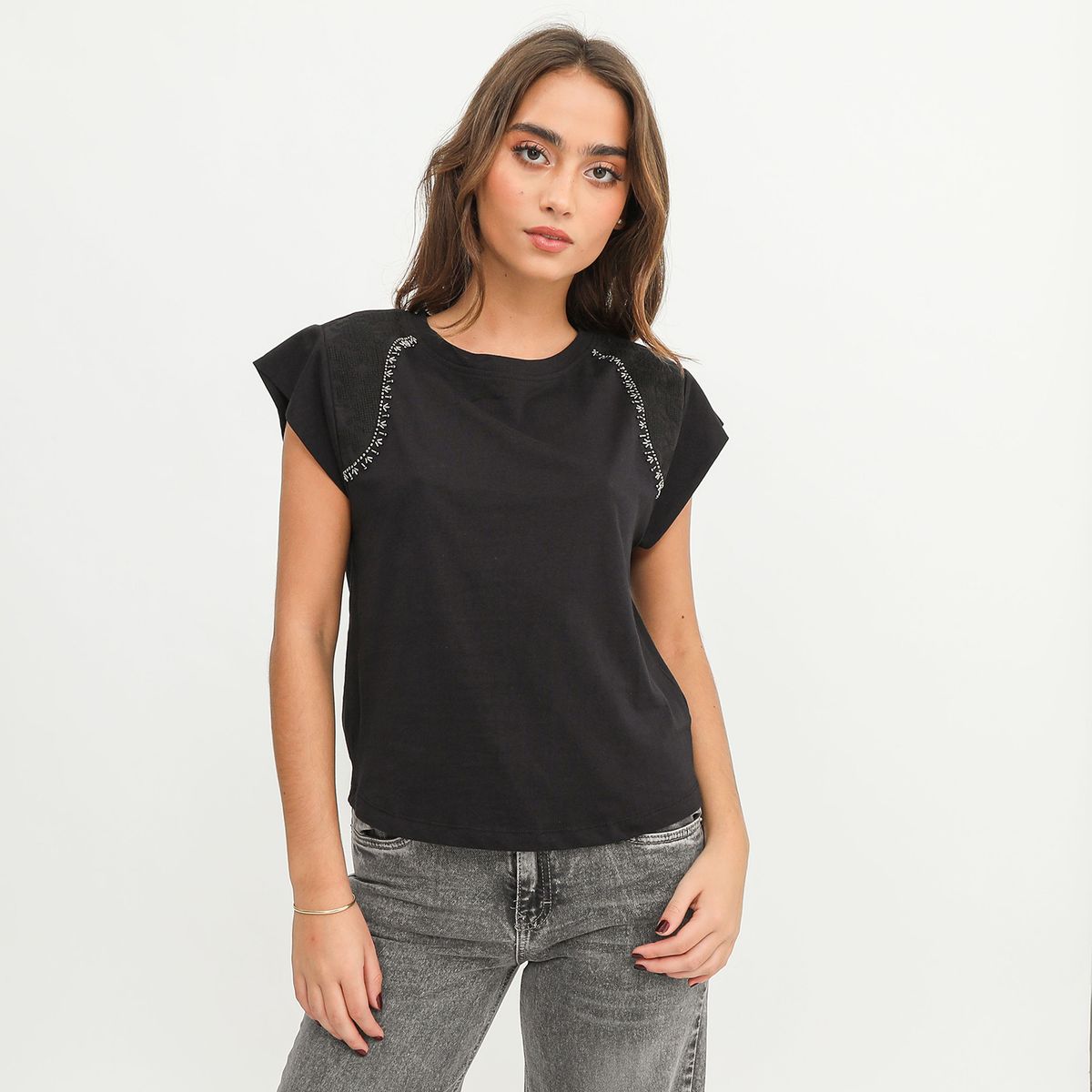 DENIMLAB - Polo Manga Corta Mujer Denimlab