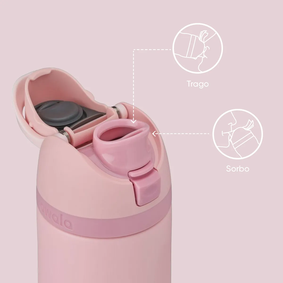 OWALA - Owala Termo Tomatodo Rose Quartz 710 Ml / 24 Oz