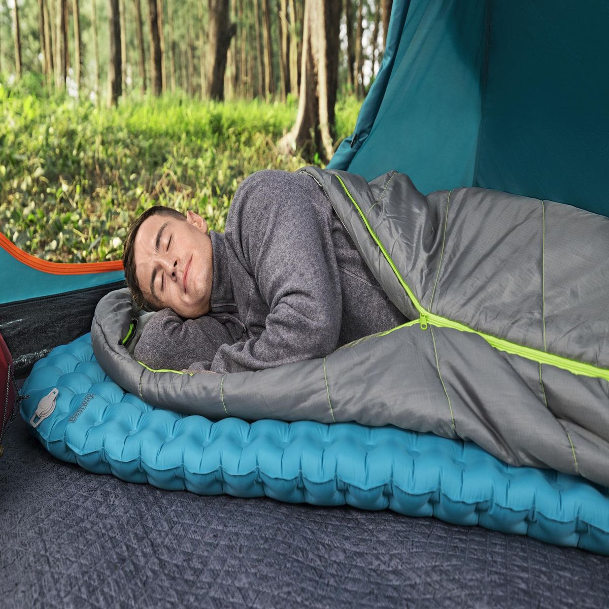 BESTWAY - Colchoneta Momia Alpinelite Con Aislamiento Regular De 1,83 M X 51 Cm X 7,5 Cm Bestway