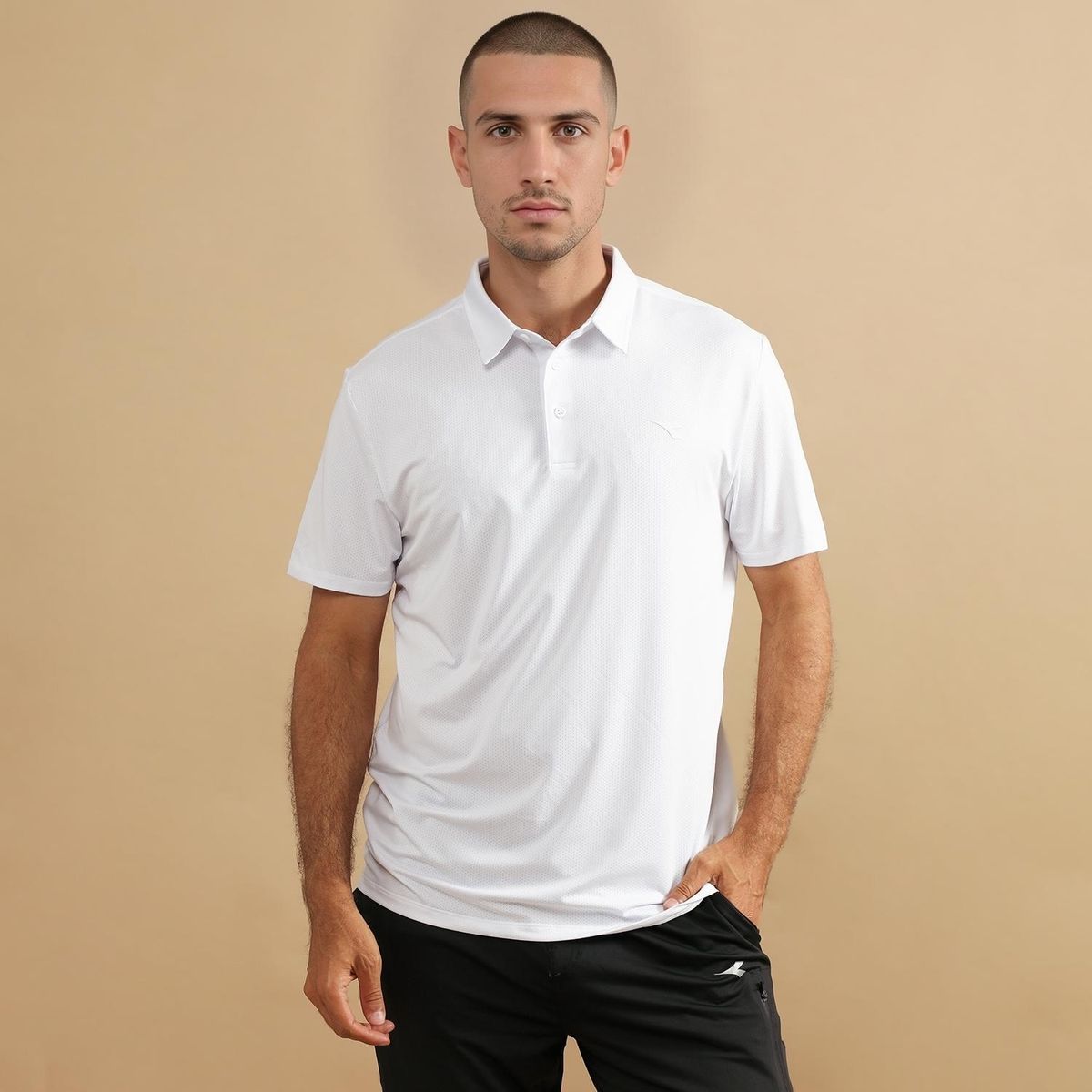 DIADORA - Polo con cuello Deportivo de Tenis Manga Corta Hombre Diadora