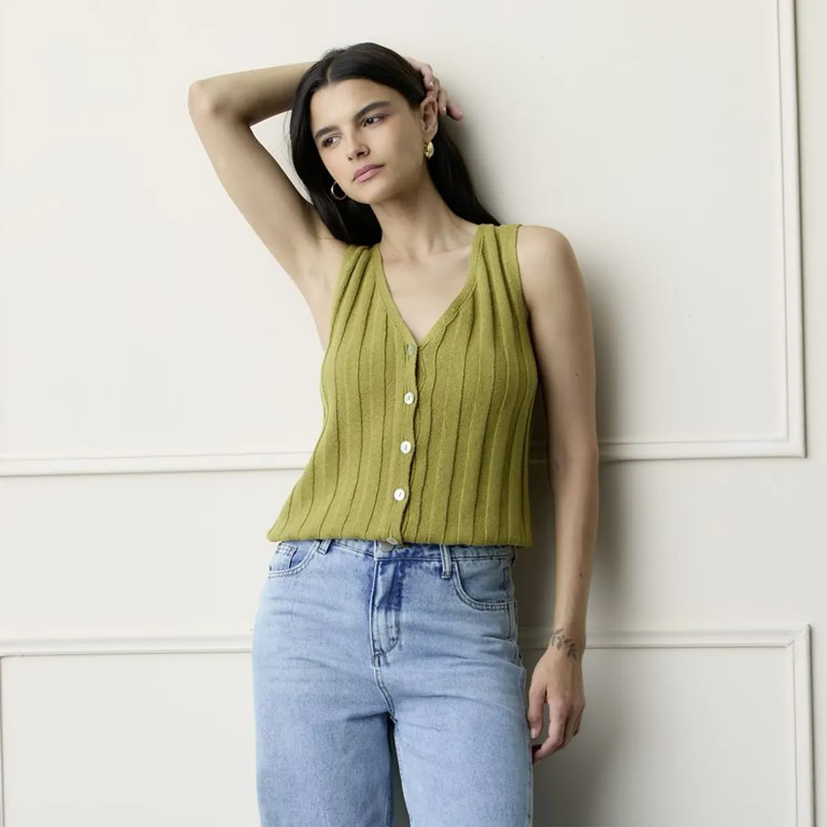 BASEMENT - Chaleco Mujer Basement