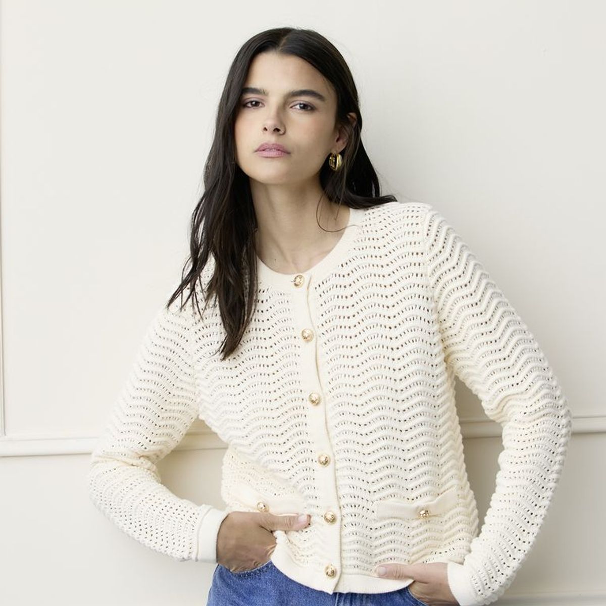 BASEMENT - Cardigan Mujer Basement