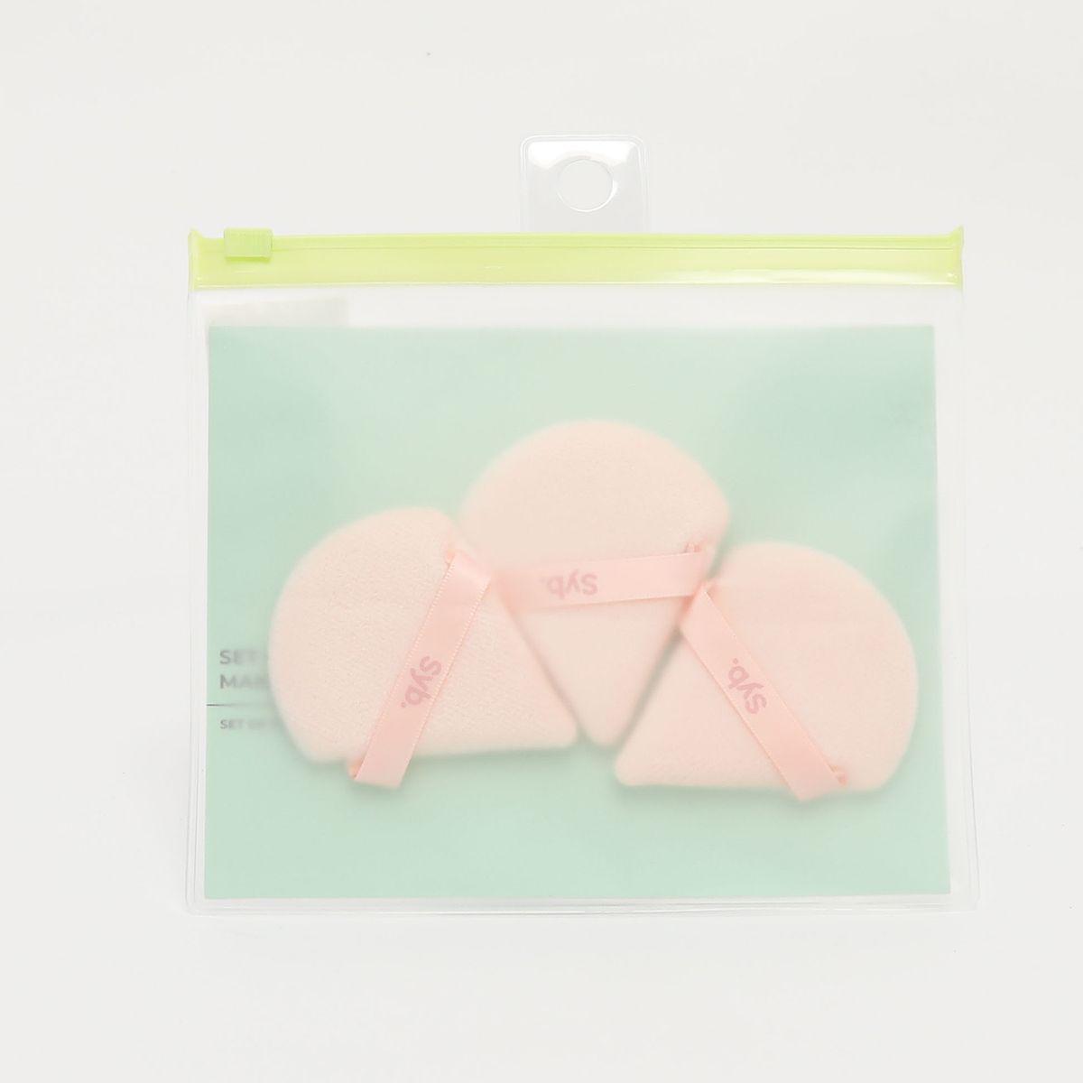 SYBILLA - Set de 3 puffs para maquillaje en polvo