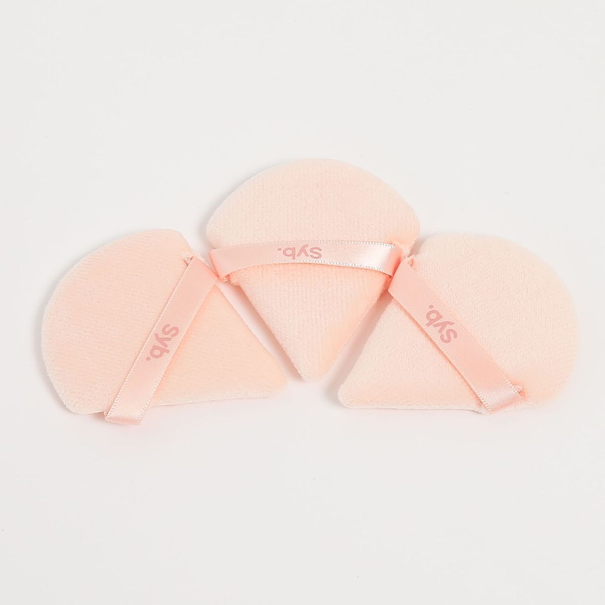 SYBILLA - Set de 3 puffs para maquillaje en polvo