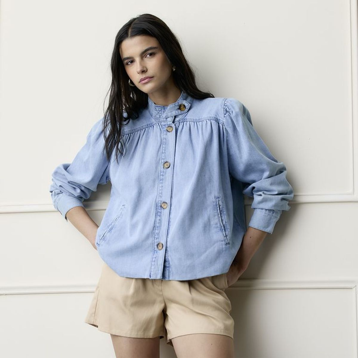 BASEMENT - Casaca De Jean Mujer Basement