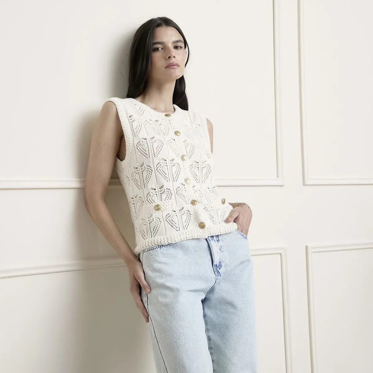 BASEMENT - Chaleco Mujer Basement