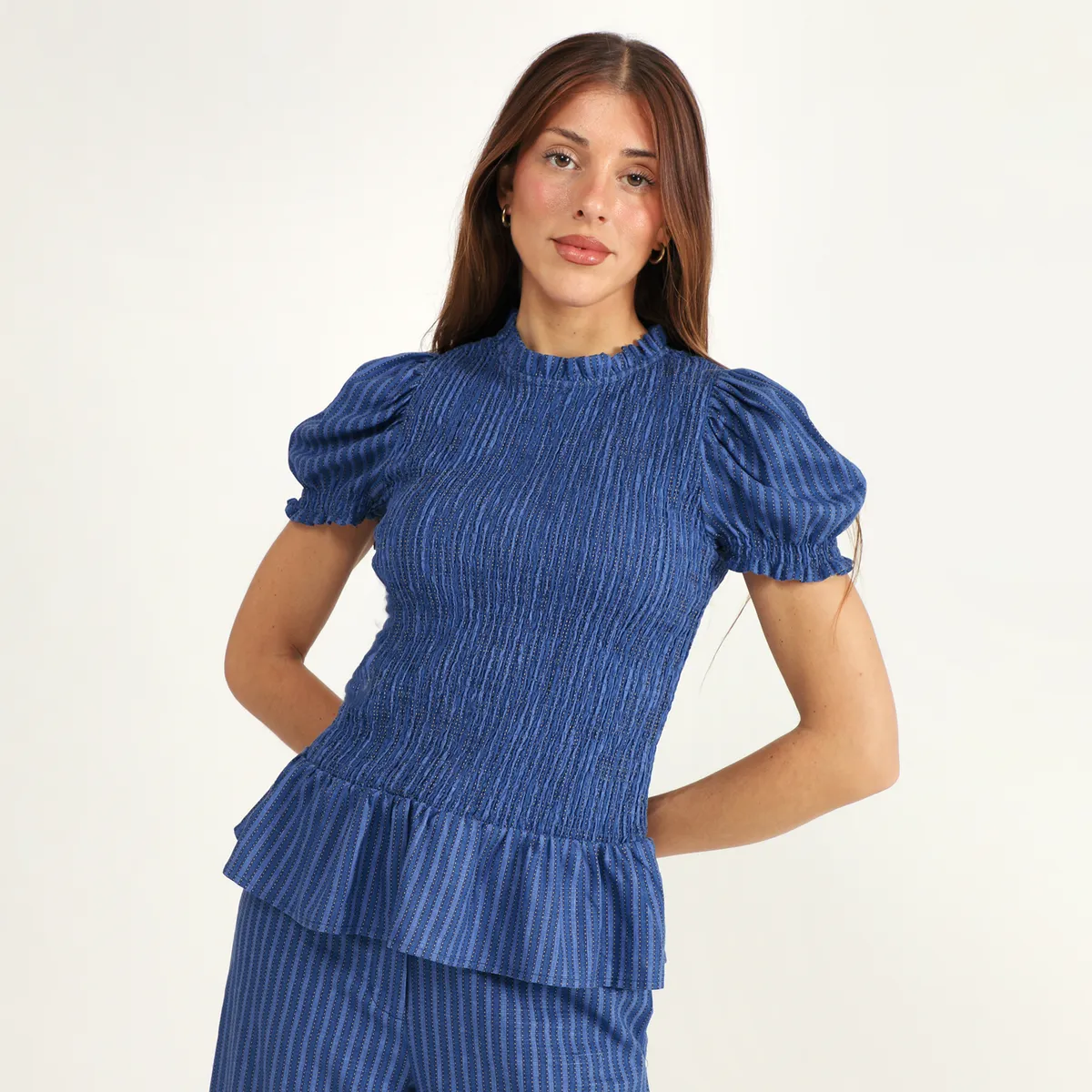 BASEMENT - Blusa Peplum Mujer Basement