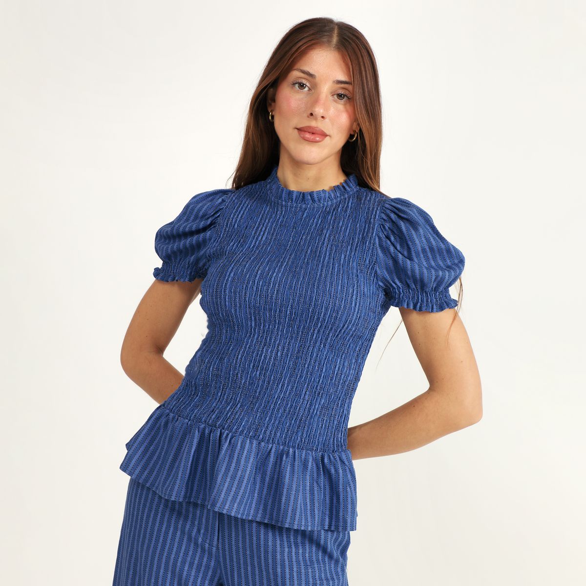 BASEMENT - Blusa Peplum Mujer Basement