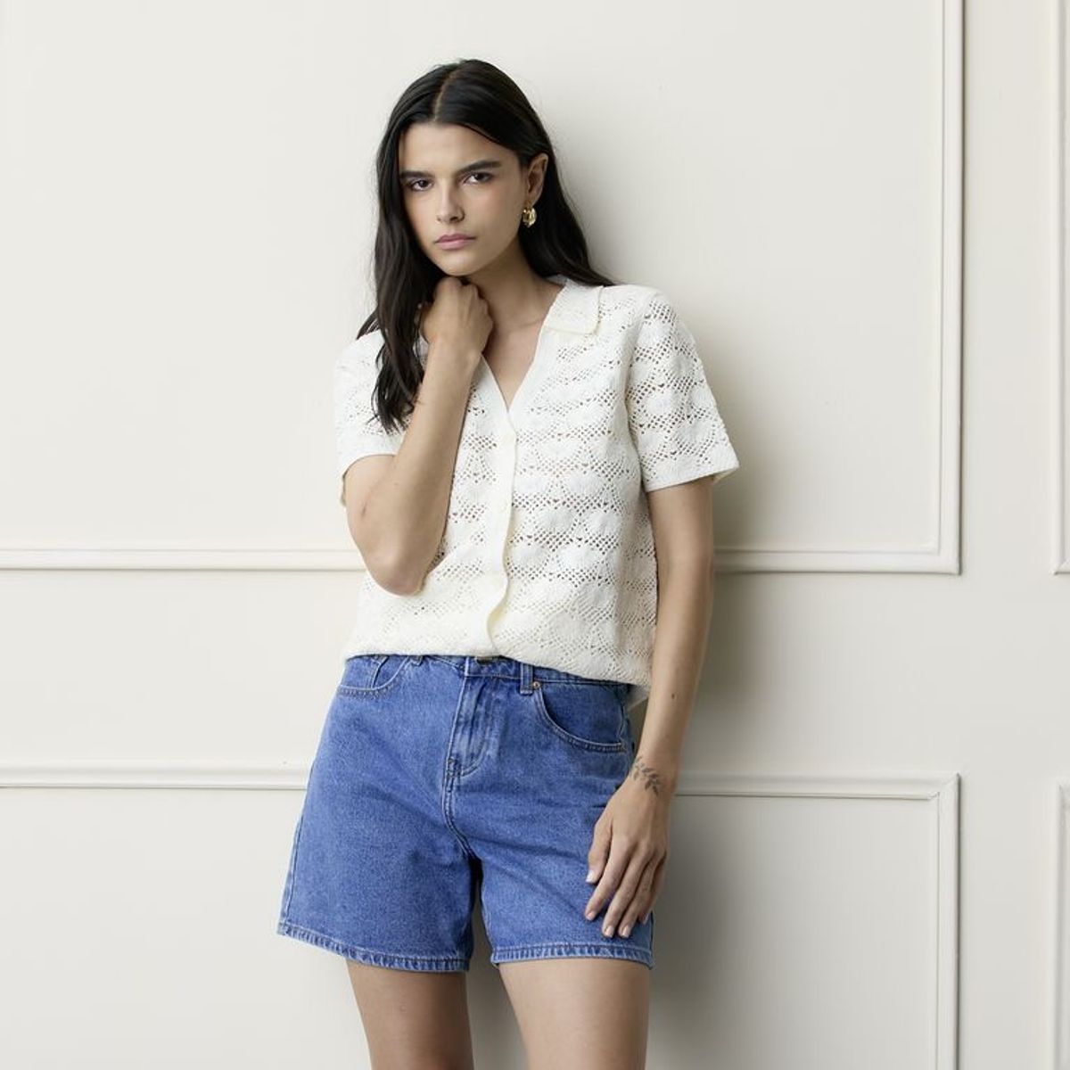 BASEMENT - Cardigan Mujer Basement