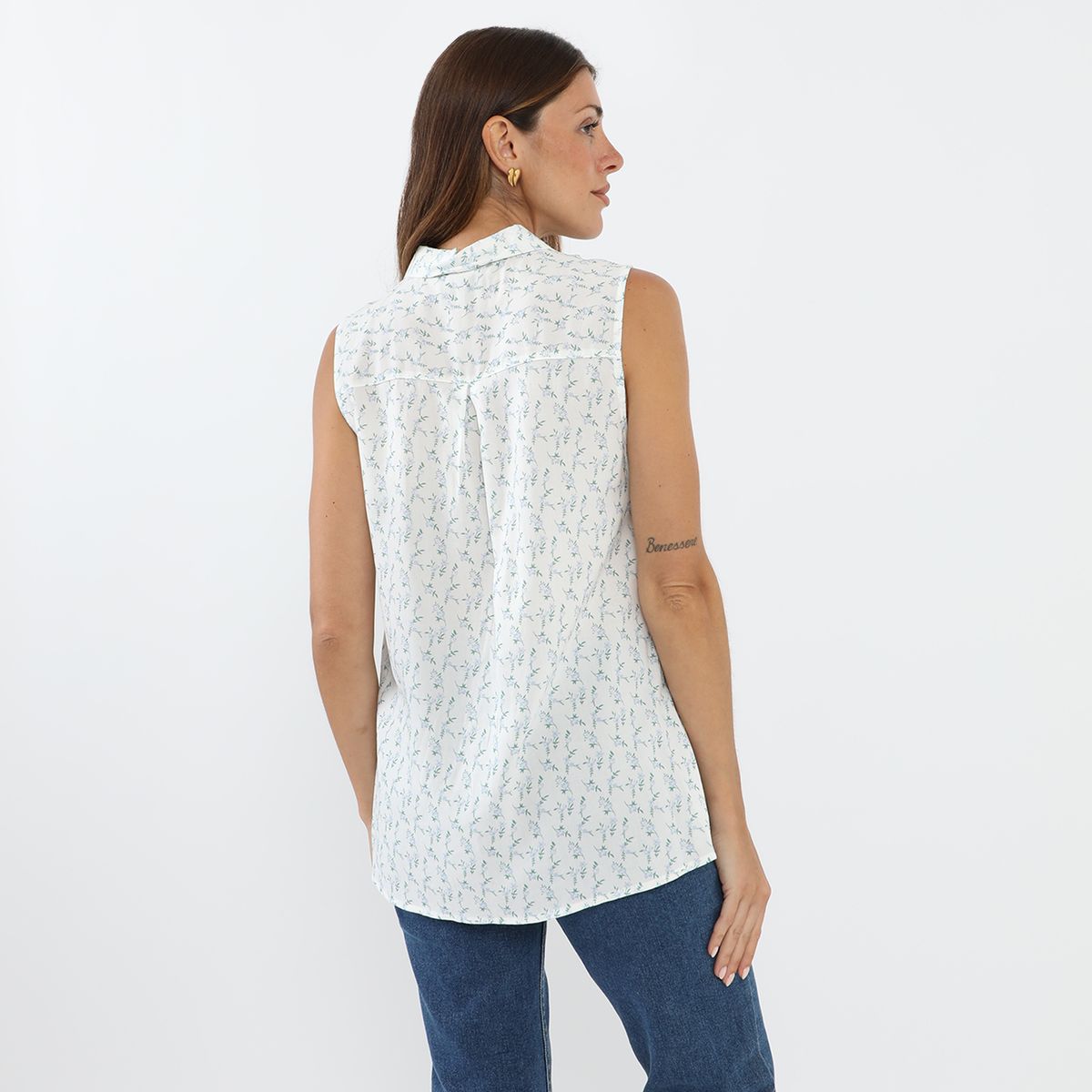 UNIVERSITY CLUB - Blusa Sin Mangas Mujer University Club