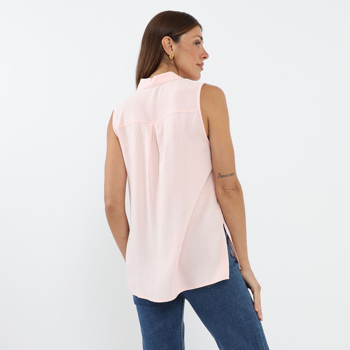 UNIVERSITY CLUB - Blusa Sin Mangas Mujer University Club