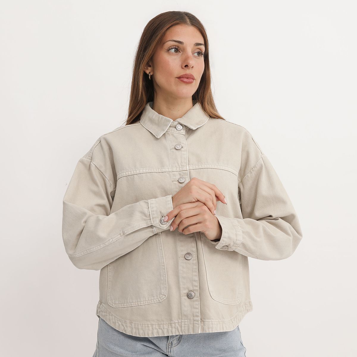 UNIVERSITY CLUB - Casaca Denim Os