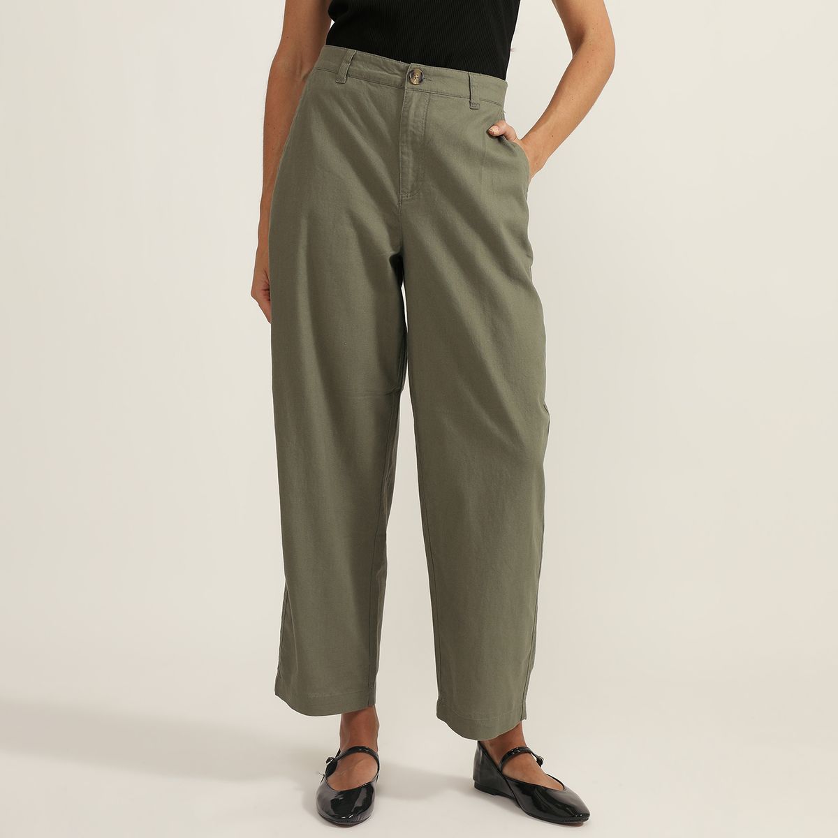 UNIVERSITY CLUB - Pantalón Mom Tiro Alto Mujer University Club