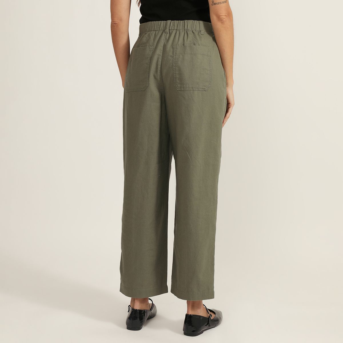 UNIVERSITY CLUB - Pantalón Mom Tiro Alto Mujer University Club