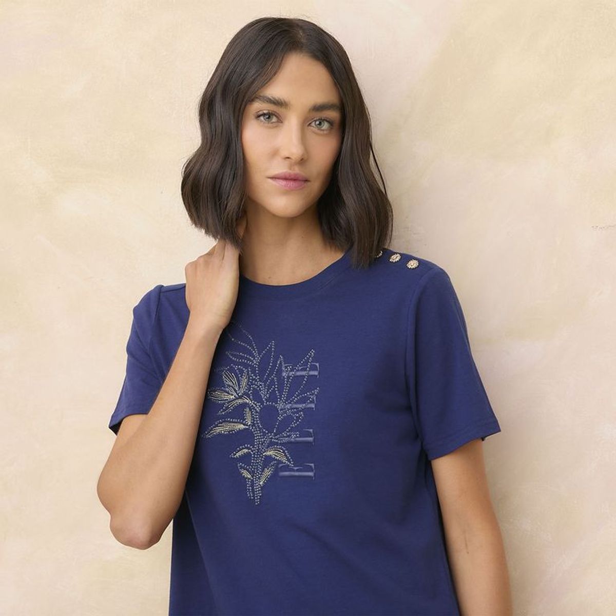 ELLE - Polo Manga Corta Mujer Elle