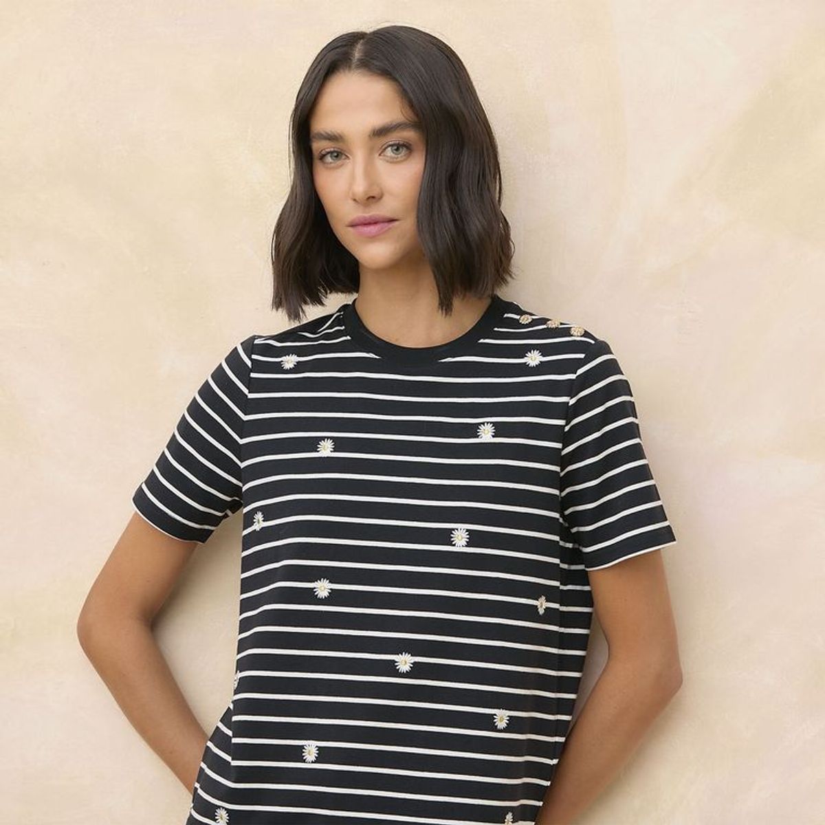 ELLE - Polo Manga Corta Mujer Elle