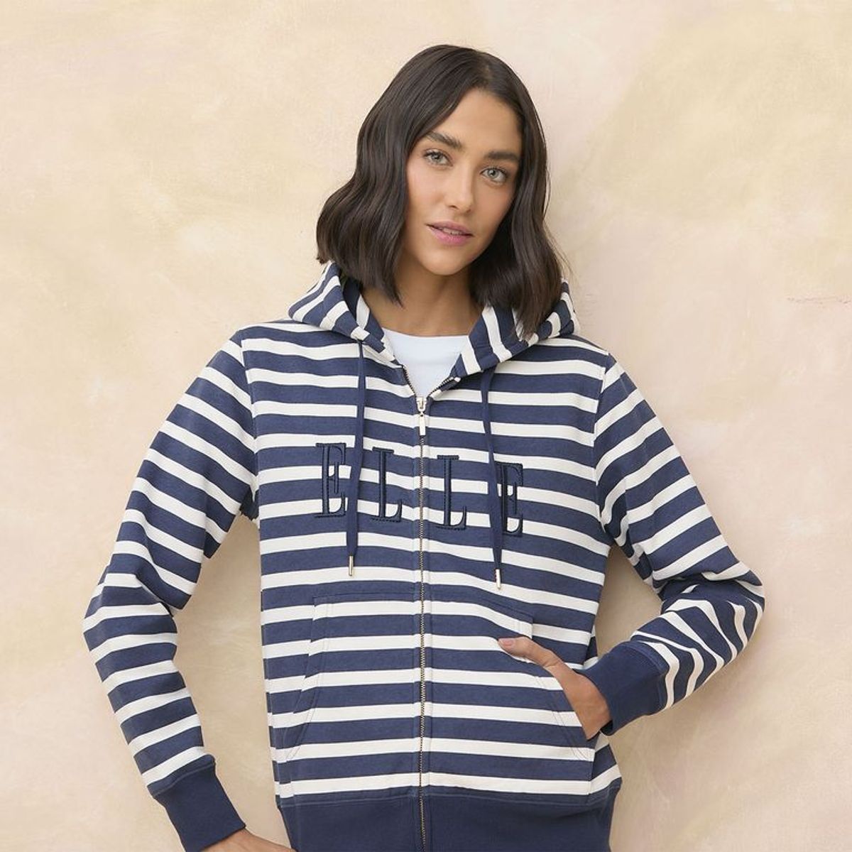 ELLE - Polera Algodón Mujer Elle