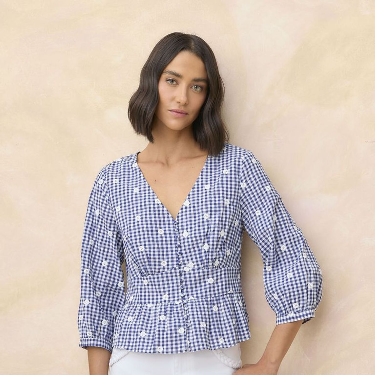 ELLE - Blusa Manga Larga Mujer Elle