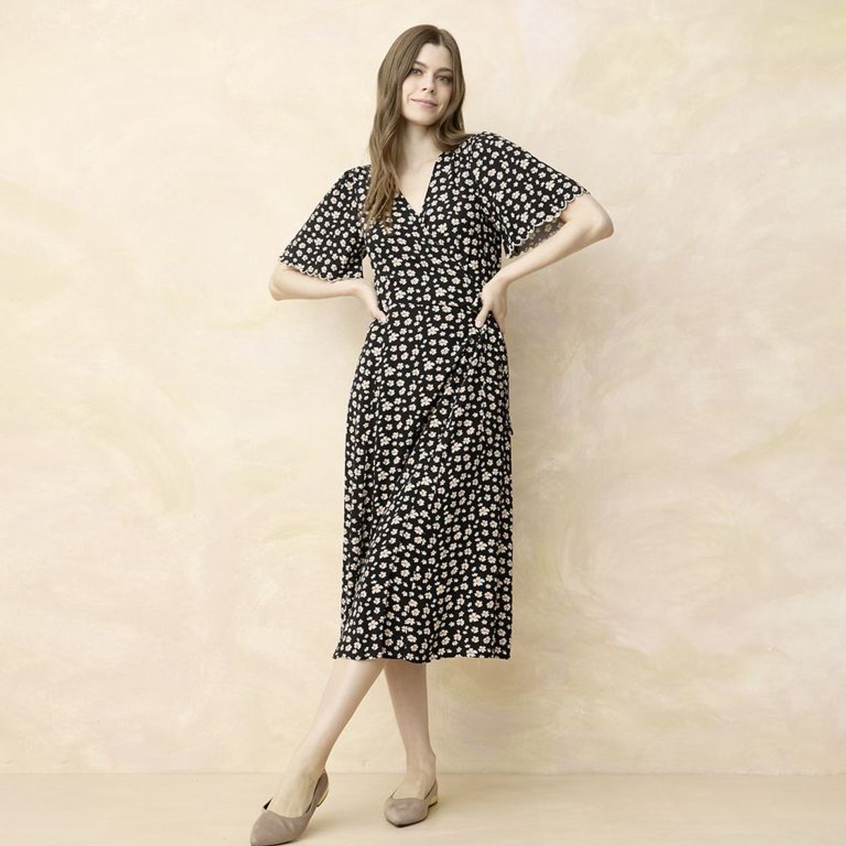 ELLE - Vestido Midi Mujer Elle