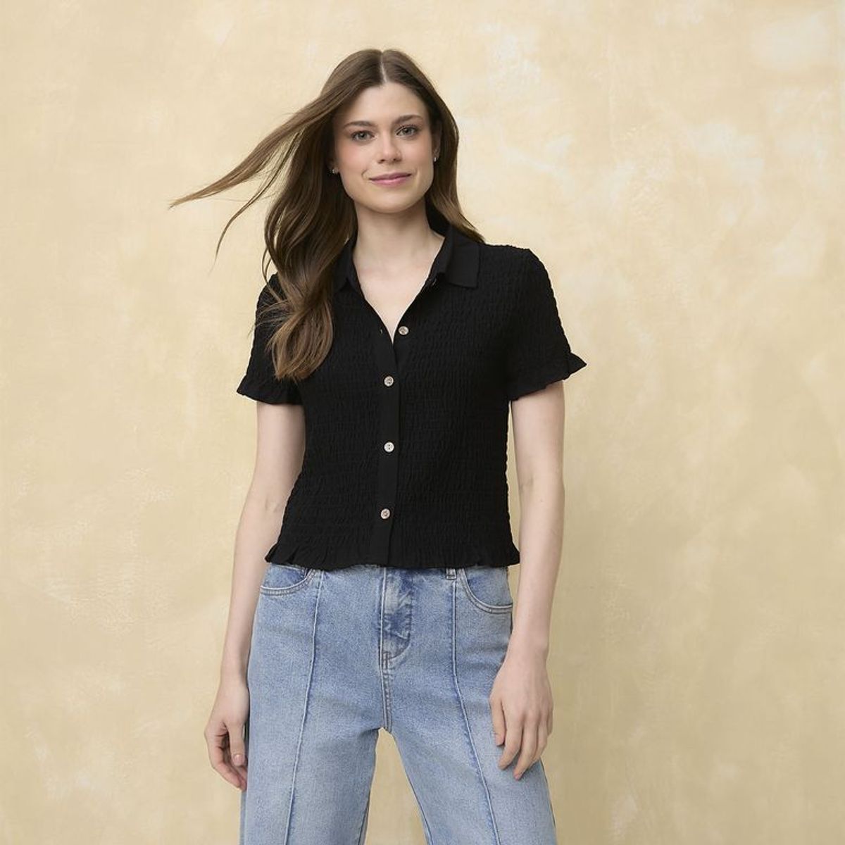 UNIVERSITY CLUB - Blusa Manga Corta Mujer University Club