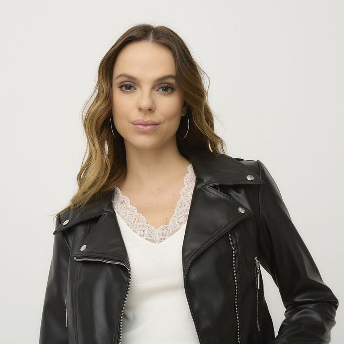 MOSSIMO - Casaca Biker Mujer Mossimo